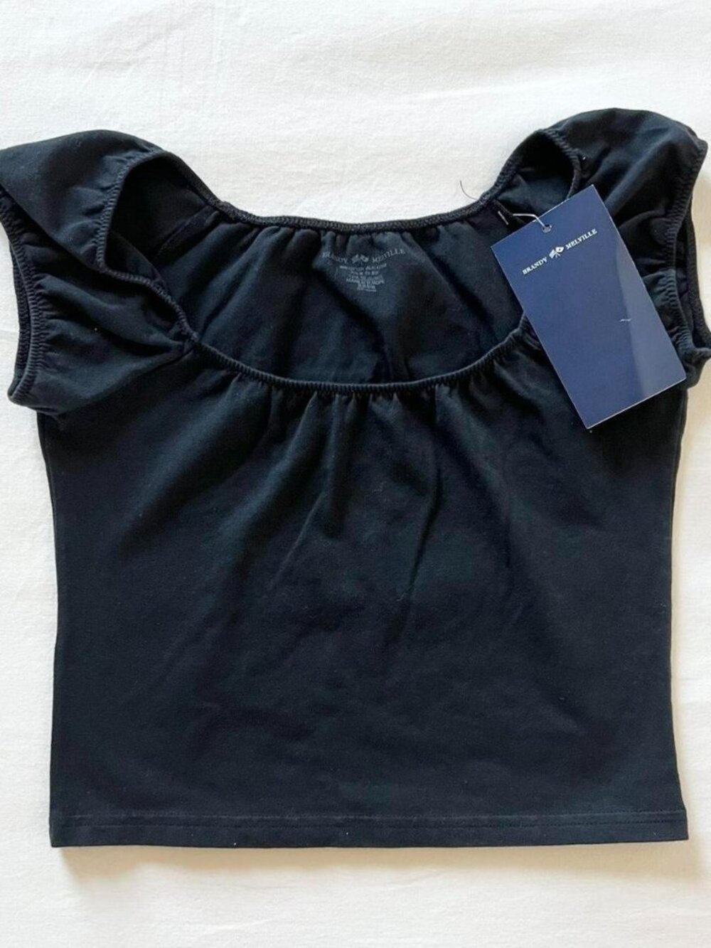 BNWT Brandy Melville-John Galt Black Eden Top 15 x 14